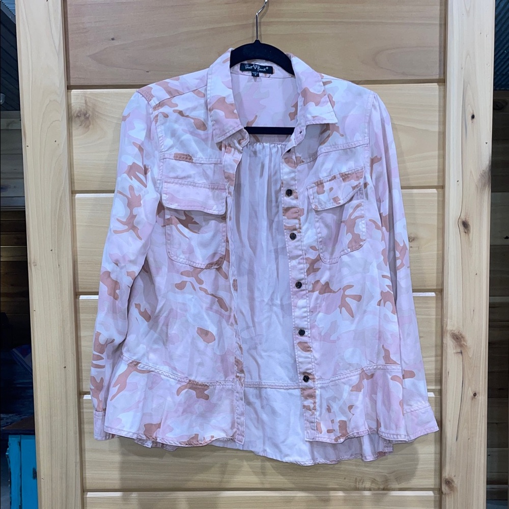 Love Tree Pink Camouflage Shirt